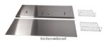 אַחֵר KitchenAid מגן אחורי עם מדף - נירוסטה 36 אינץ' קבצים מצורפים ואביזרים 4PF80N205 - Image 2