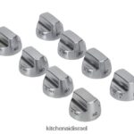 אַחֵר KitchenAid ערכת ידית שליטה על מבער כיריים, נירוסטה קבצים מצורפים ואביזרים 4PF80N227