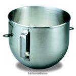 אַחֵר KitchenAid קערת נירוסטה 5 ליטר להרמה עם ידית קבצים מצורפים ואביזרים 4PF80N112