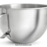אַחֵר KitchenAid קערת נירוסטה מלוטשת 6 ליטר למיקסרים נבחרים למעמד להרמת קערה קבצים מצורפים ואביזרים 4PF80N146