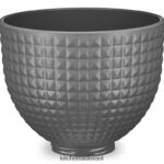 אפור KitchenAid קערת קרמיקה משובצת 5 ליטר קבצים מצורפים ואביזרים 4PF80N129