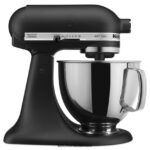 ברזל יצוק שחור KitchenAid מיקסר סטנד עם ראש הטיה מסדרת artisan 5 ליטר מכשירים 4PF80N39