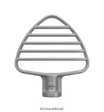 כסף KitchenAid מקצף מאפים למיקסרים למעמד ראש הטיה קבצים מצורפים ואביזרים 4PF80N108 - Image 2