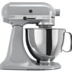 כרום מתכתי KitchenAid מיקסר סטנד עם ראש הטיה מסדרת artisan 5 ליטר מכשירים 4PF80N38