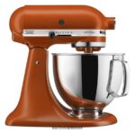 כתום חרוך KitchenAid מיקסר סטנד עם ראש הטיה מסדרת artisan 5 ליטר מכשירים 4PF80N54 - Image 2