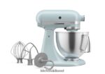מים מינרליים כחולים KitchenAid מיקסר סטנד עם ראש הטיה מסדרת artisan 5 ליטר עם נקודות מגע מובחרות מכשירים 4PF80N23