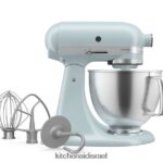 מים מינרליים כחולים KitchenAid מיקסר סטנד עם ראש הטיה מסדרת artisan 5 ליטר עם נקודות מגע מובחרות מכשירים 4PF80N23