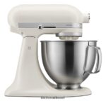 פורצלן לבן KitchenAid מיקסר סטנד עם ראש הטיה מסדרת artisan 5 ליטר עם נקודות מגע מובחרות מכשירים 4PF80N37 - Image 2