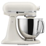 פורצלן לבן KitchenAid מיקסר סטנד עם ראש הטיה מסדרת artisan 5 ליטר מכשירים 4PF80N63
