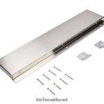פלדת אל - חלד KitchenAid backsplash קבצים מצורפים ואביזרים 4PF80N171