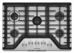פלדת אל - חלד KitchenAid כיריים גז 30 אינץ' 5 מבערים מכשירים 4PF80N160