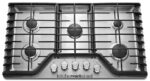 פלדת אל - חלד KitchenAid כיריים גז 36 אינץ' 5 מבערים מכשירים 4PF80N156 - Image 2