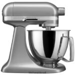 קונטור כסף KitchenAid מיקסר סטנד מיני 3.5 ליטר עם ראש הטיה artisan מכשירים 4PF80N74