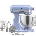 קטיפה כחולה KitchenAid מיקסר סטנד עם ראש הטיה מסדרת artisan 5 ליטר עם נקודות מגע מובחרות מכשירים 4PF80N28