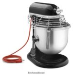 שחור אוניקס KitchenAid סדרה מסחרית מוסמכת nsf 8 ליטר מיקסר עמדת קערה להרמה עם מגן קערה מנירוסטה מכשירים 4PF80N97 - Image 2