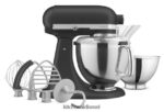 שחור אימפריאלי KitchenAid מיקסר סטנד עם ראש הטיה מסדרת artisan 5 ליטר עם חבילת אביזרים מובחרים מכשירים 4PF80N5 - Image 2