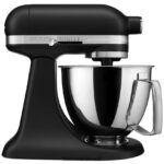 שחור מט KitchenAid מיקסר סטנד מיני 3.5 ליטר עם ראש הטיה artisan מכשירים 4PF80N81
