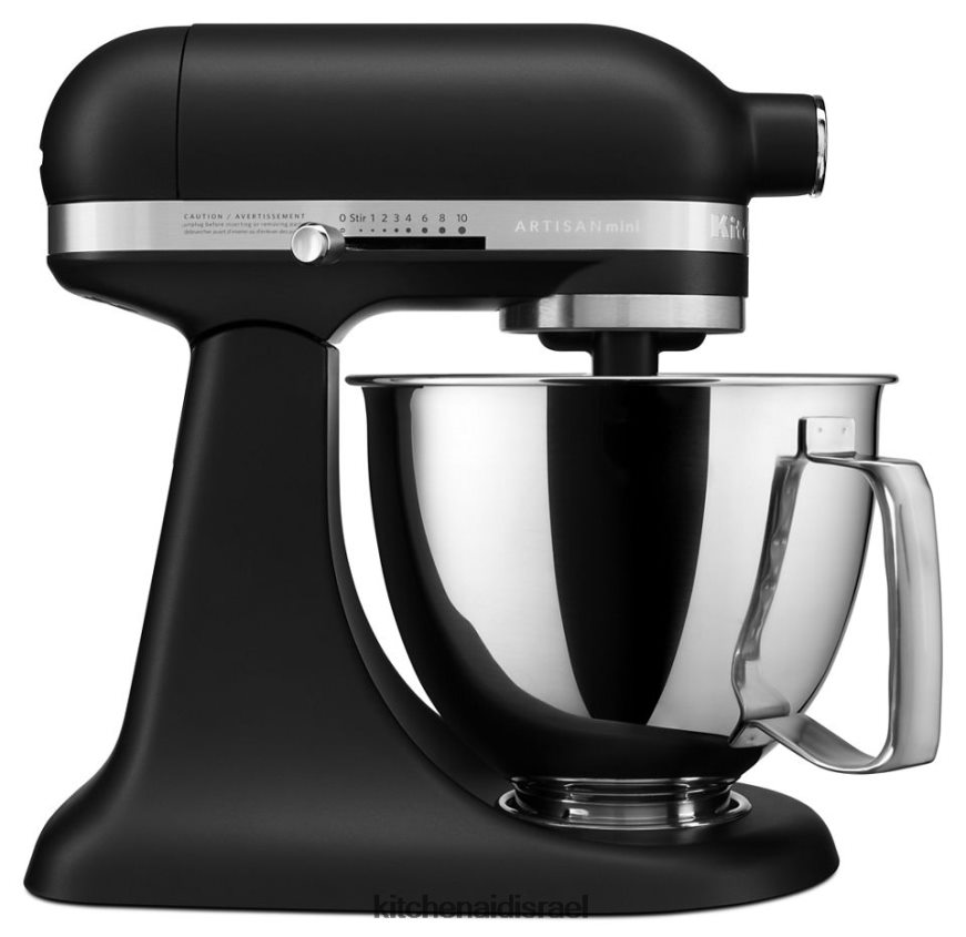 שחור מט KitchenAid מיקסר סטנד מיני 3.5 ליטר עם ראש הטיה artisan מכשירים 4PF80N81 - Image 1