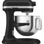 שחור מט KitchenAid מערבל סטנד 7 ליטר להרמת קערה עם נקודות מגע פרימיום מעוצבות מחדש מכשירים 4PF80N14