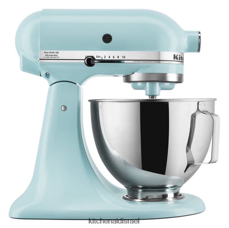 מים מינרליים כחולים KitchenAid מיקסר סטנד דלוקס 4.5 ליטר עם ראש הטיה מכשירים 4PF80N69