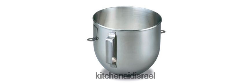 אַחֵר KitchenAid קערת נירוסטה מלוטשת בנפח 5 ליטר עם ידית קבצים מצורפים ואביזרים 4PF80N111