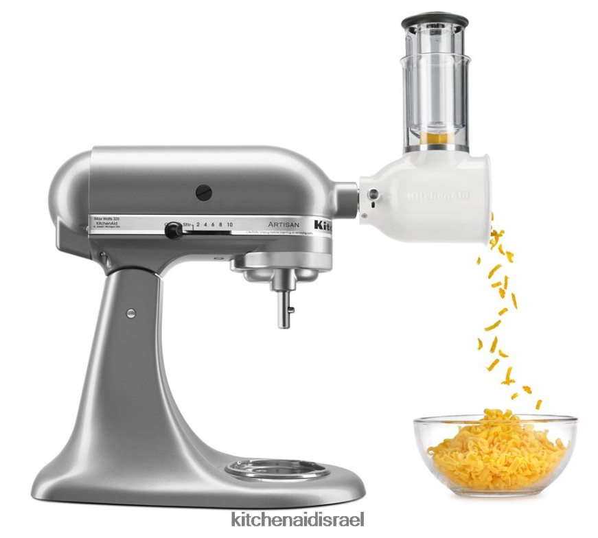 קונטור כסף KitchenAid חבילת ערך ארטיזן סדרת 5 ליטר סטנד מיקסר עם ראש הטיה עם חיבור לפורס/מגרסה טריים מכשירים 4PF80N86