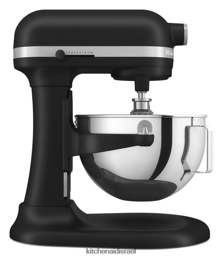 שחור מט KitchenAid מערבל סטנד 5.5 ליטר להרמת קערה מכשירים 4PF80N1