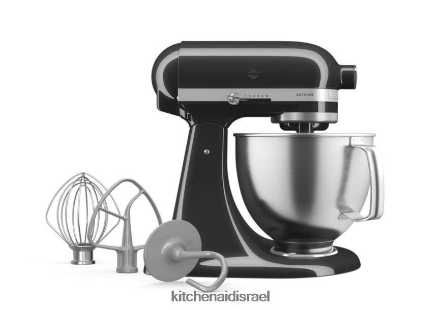 שחור אוניקס KitchenAid מיקסר סטנד עם ראש הטיה מסדרת artisan 5 ליטר עם נקודות מגע מובחרות מכשירים 4PF80N33