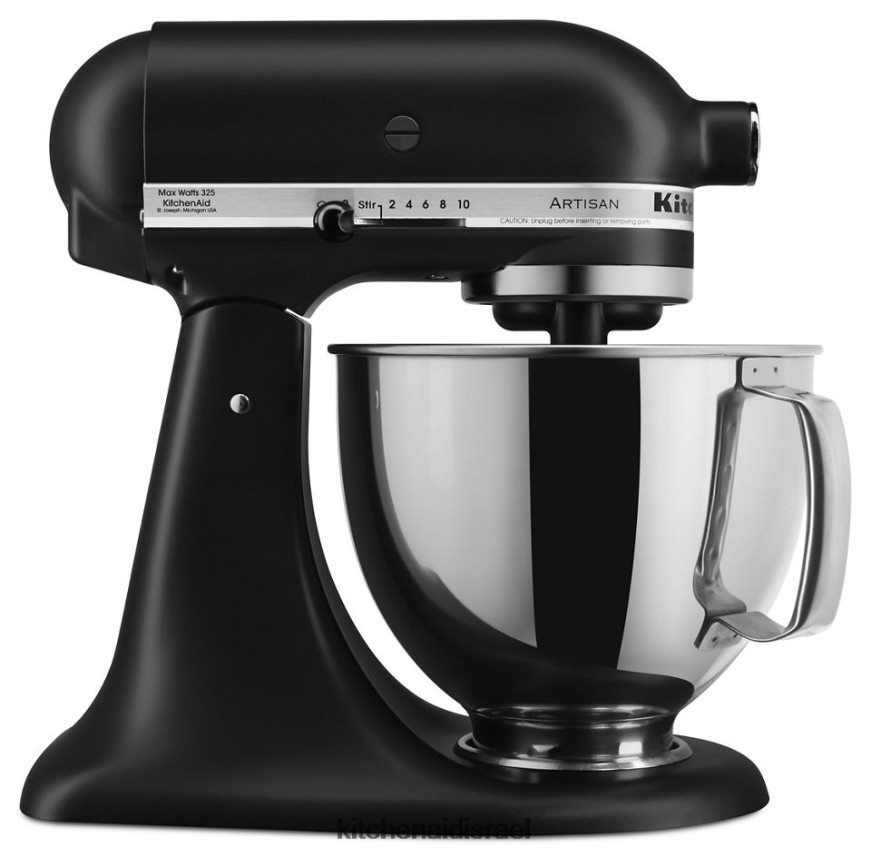 שחור מט KitchenAid מיקסר סטנד עם ראש הטיה מסדרת artisan 5 ליטר מכשירים 4PF80N42