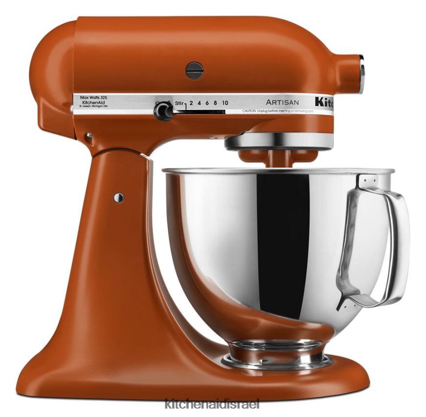 כתום חרוך KitchenAid מיקסר סטנד עם ראש הטיה מסדרת artisan 5 ליטר מכשירים 4PF80N54