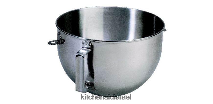 אַחֵר KitchenAid קערת נירוסטה מלוטשת 5 ליטר עם ידית שטוחה קבצים מצורפים ואביזרים 4PF80N113