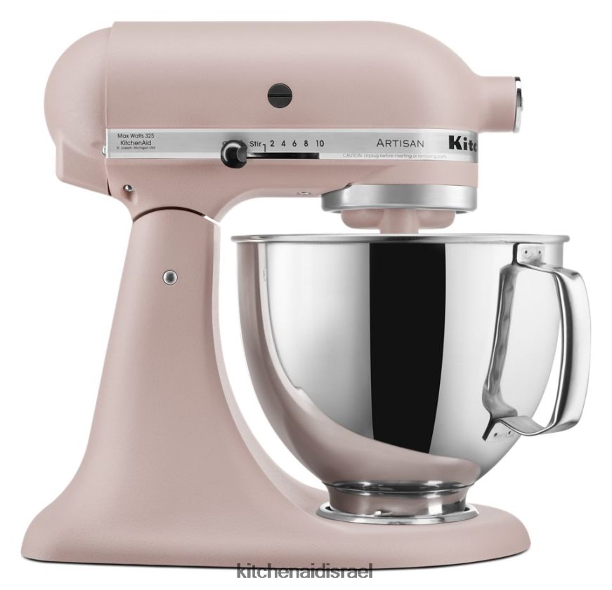 ורוד נוצה KitchenAid מיקסר סטנד עם ראש הטיה מסדרת artisan 5 ליטר מכשירים 4PF80N52