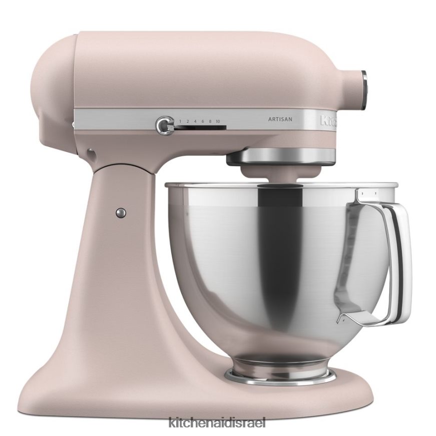 ורוד נוצה KitchenAid מיקסר סטנד עם ראש הטיה מסדרת artisan 5 ליטר עם חבילת אביזרים מובחרים מכשירים 4PF80N11