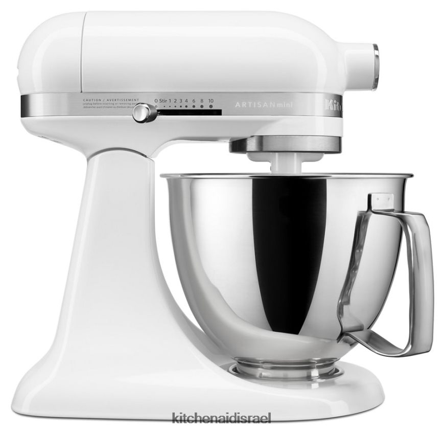 לבן KitchenAid מיקסר סטנד מיני 35 ליטר עם ראש הטיה artisan מכשירים 4PF80N77