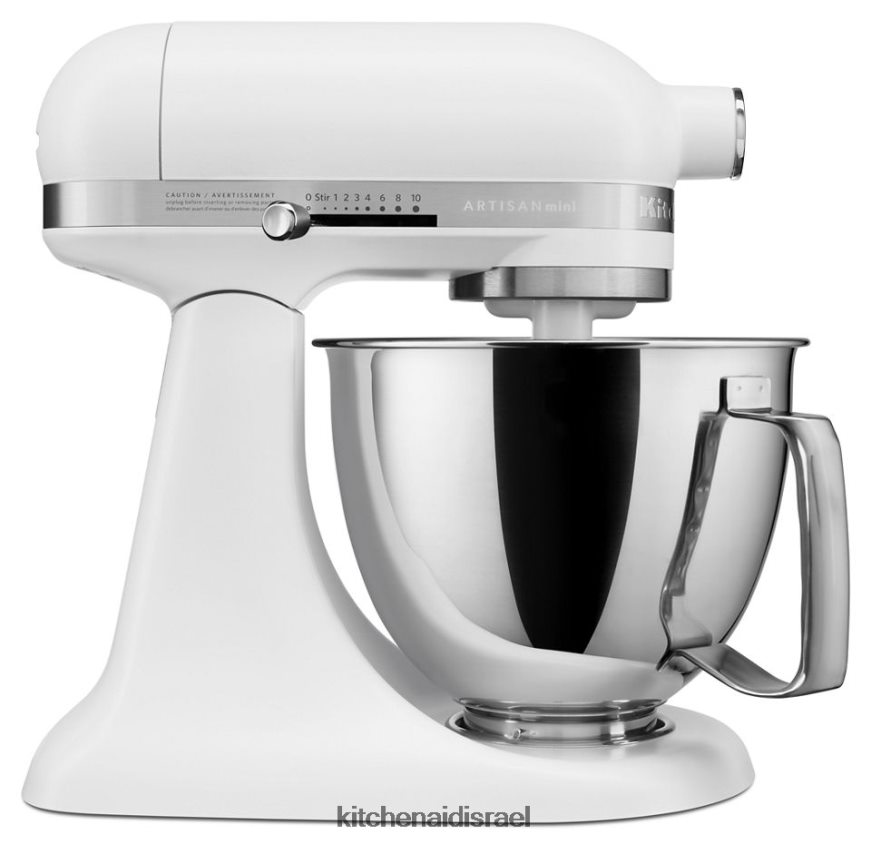 לבן מט KitchenAid מיקסר סטנד מיני 35 ליטר עם ראש הטיה artisan מכשירים 4PF80N80