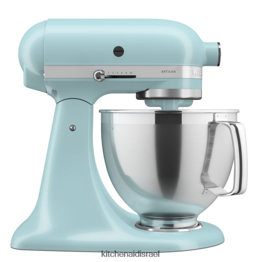 מים מינרליים כחולים KitchenAid מיקסר סטנד עם ראש הטיה מסדרת artisan 5 ליטר עם חבילת אביזרים מובחרים מכשירים 4PF80N8