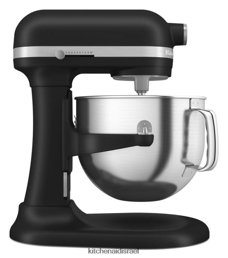 שחור מט KitchenAid מערבל סטנד 7 ליטר להרמת קערה עם נקודות מגע פרימיום מעוצבות מחדש מכשירים 4PF80N14